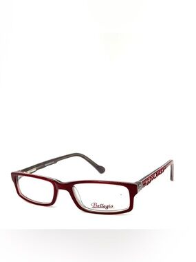 NWTBellagio Burgundy Rectangular Eyeglasses  Kid’s / Small | Y2K Bayonetta Style
